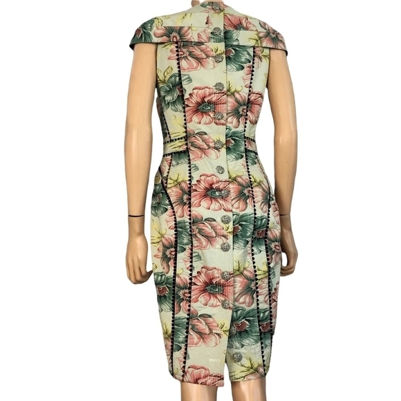 NWT Anthropologie Bea & J Byron Lars Floral Sheath Dress Designed By Byron Lars - Picture 9 of 16